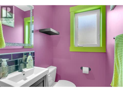 Powder room on the main floor. Just beside the dining area. at 1651 Lynrick Road Unit# 128, Black Mountain, Kelowna