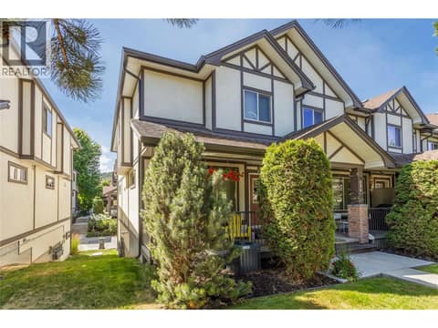 View of the front deck. Only one shared wall and some more windows for more natural light. at 1651 Lynrick Road Unit# 128, Black Mountain, Kelowna