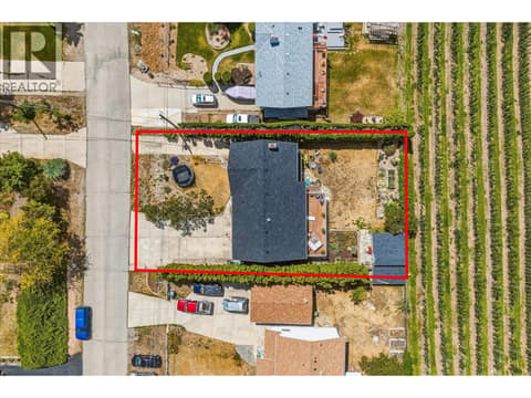 Aerial View of the property. at 14262 Harmen Road, Lake Country East / Oyama