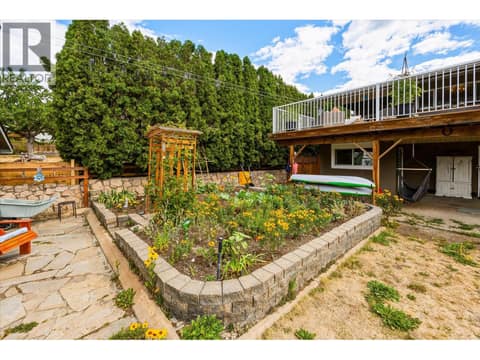Ample garden areas. at 14262 Harmen Road, Lake Country East / Oyama