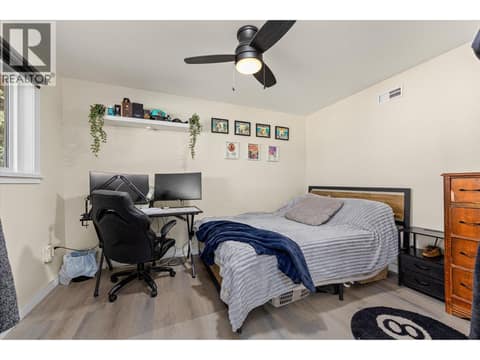 Converted half garage is now a fabulous 5th bedroom. at 14262 Harmen Road, Lake Country East / Oyama
