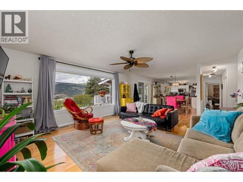Open concept living, dining and kitchen, great for entertaining. at 14262 Harmen Road, Lake Country East / Oyama
