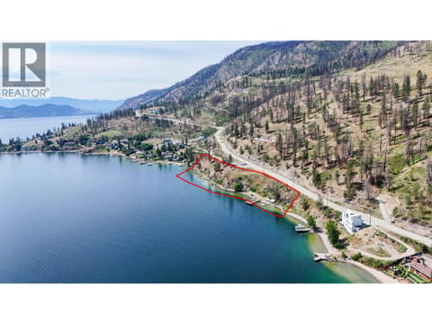 Aerial side view at 2181 Westside Road N, Westside Road, Kelowna
