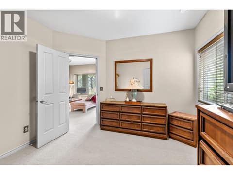 Downstairs Bedroom at 4520 GALLAGHERS Lookout Unit# 2, South East Kelowna