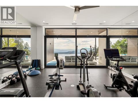 Basement Gym at 4425 Twin Creek Place, Ellison, Kelowna
