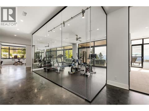Basement Gym at 4425 Twin Creek Place, Ellison, Kelowna