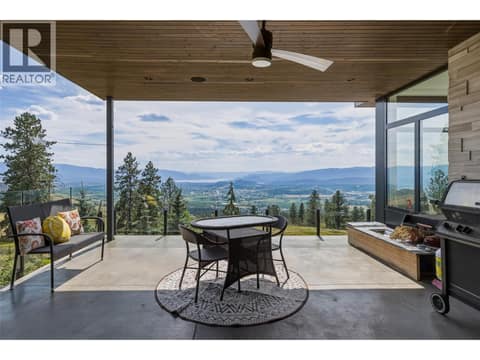 Upstairs Suite Deck at 4425 Twin Creek Place, Ellison, Kelowna