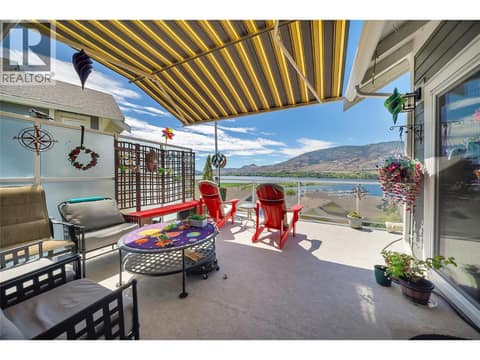 Upper Covered Deck at 2450 Radio Tower Road Unit# 274, Oliver Rural
