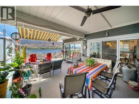 Upper Covered Deck at 2450 Radio Tower Road Unit# 274, Oliver Rural