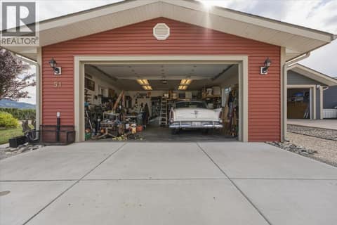 24x24 detached garage at 12560 Westside Road Unit# 51, Swan Lake West, Vernon