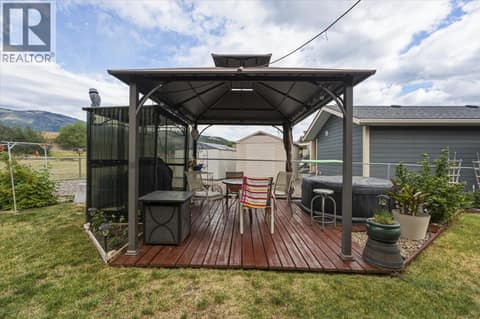 Newly stained separate deck space (hot tub negotiable) at 12560 Westside Road Unit# 51, Swan Lake West, Vernon