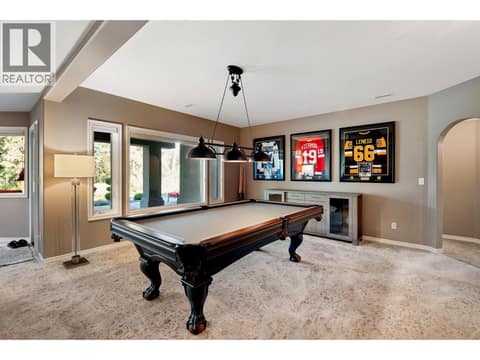 Brunswick Greenwood Pool Table at 3907 Gallaghers Circle, South East Kelowna