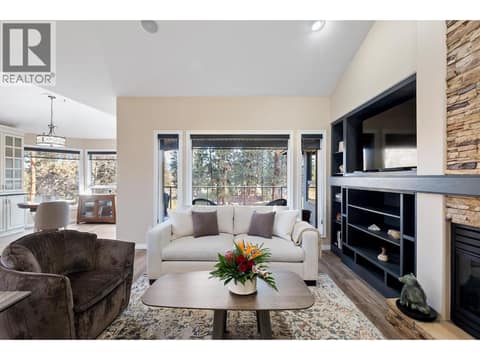 Family room off kitchen at 3907 Gallaghers Circle, South East Kelowna