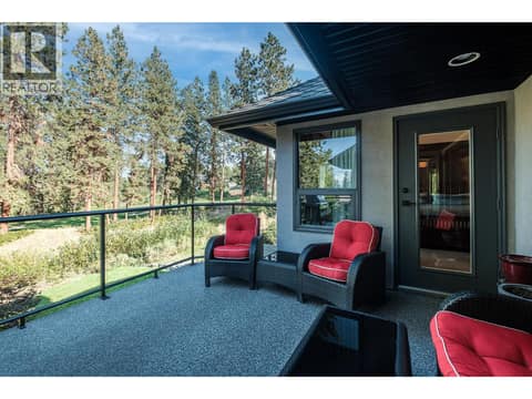 Large view deck at 3907 Gallaghers Circle, South East Kelowna
