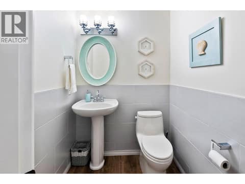 Main level powder room at 3907 Gallaghers Circle, South East Kelowna