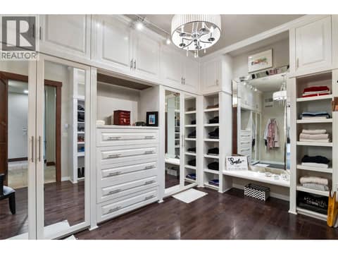 1 of 2 primary dressing room/closet at 1918 SHUSWAP Road E, South Thompson Valley, Kamloops