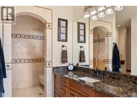 Primary ensuite shower at 1918 SHUSWAP Road E, South Thompson Valley, Kamloops