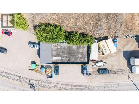 Over head view  of building - roof re-done 7 years ago at 4609 31 Street Lot# 3 & 4, City of Vernon