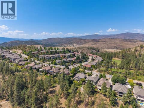 Drone Shot of Quail Ridge, Minutes to the Airport & Okanagan UBC at 1950 CAPISTRANO Drive Unit# 133, University District, Kelowna