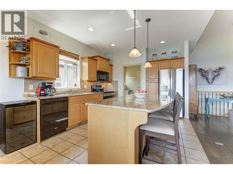 Kitchen-Large Granite Island at 1950 CAPISTRANO Drive Unit# 133, University District, Kelowna