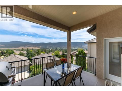 Noth East facing, to Enjoy Evening Dinners at 1950 CAPISTRANO Drive Unit# 133, University District, Kelowna