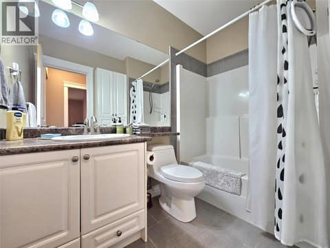 Suite bathroom at 1494 Montenegro Drive, Black Mountain, Kelowna