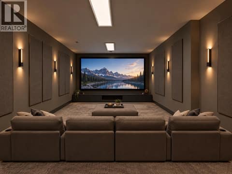 Virtually Staged/Altered - an idea for what this room could be - A theatre room? at 124 Sarsons Road Unit# 11, Middleton Mountain Vernon