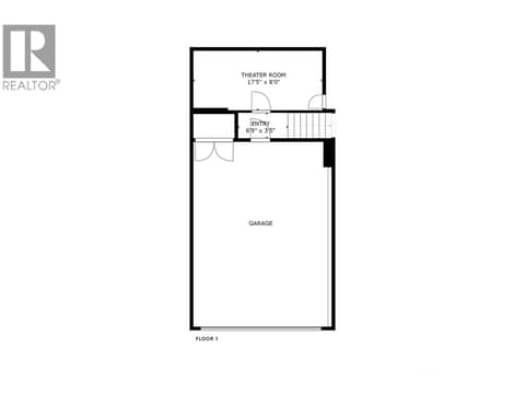 Downstairs Floor Plan at 12798 Lake Hill Drive Unit# 37, Lake Country North West