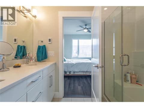 Primary ensuite with glass shower! at 12798 Lake Hill Drive Unit# 37, Lake Country North West