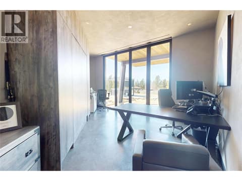 Lower level office (or 3rd bedroom) at 4275 Todd Road, South East Kelowna