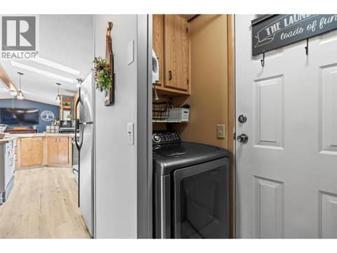 Laundry area: Washer and dryer at 9020 Jim Bailey Road Unit# 48 Lot# 48, Lake Country East / Oyama, Kelowna