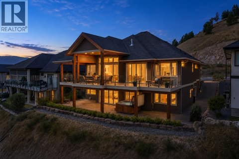 AI Twilight Generated at 1084 Stockley Street, Black Mountain, Kelowna