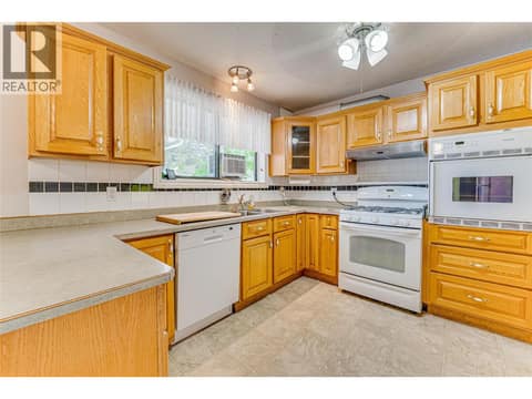Kitchen at 3472 Lockhart Crescent, Armstrong/ Spall., Spallumcheen