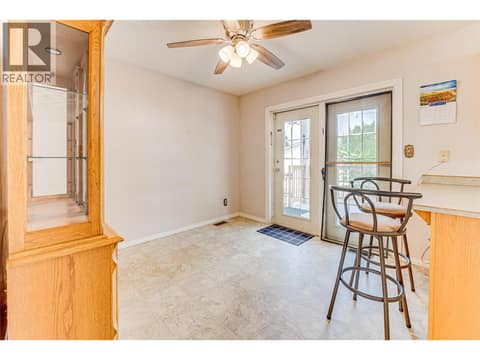 Kitchen and eating area at 3472 Lockhart Crescent, Armstrong/ Spall., Spallumcheen