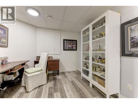 Office/Den under the kitchen area at 5205 Sandhills Drive, Ellison, Kelowna