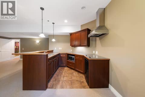 Inlaw suite kitchen at 2615 Harvard Road, South East Kelowna