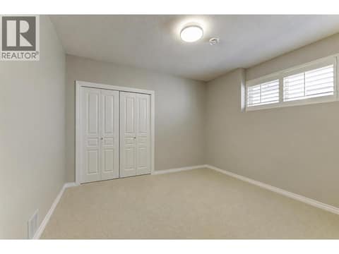 Lower level 3rd Bedroom at 2455 Quail Ridge Boulevard Unit# 131, University District, Kelowna