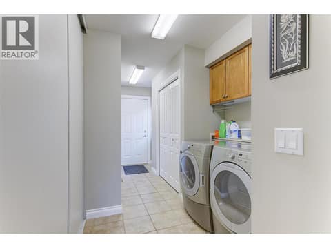 Mud room/Laundry to Garage at 2455 Quail Ridge Boulevard Unit# 131, University District, Kelowna