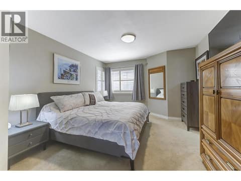 Primary Bedroom at 2455 Quail Ridge Boulevard Unit# 131, University District, Kelowna