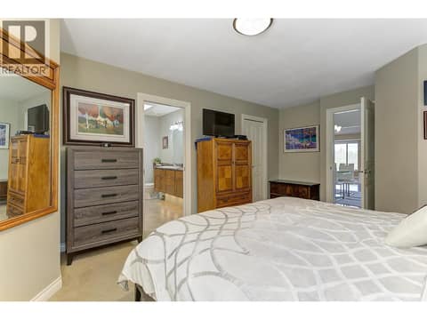 Primary Bedroom at 2455 Quail Ridge Boulevard Unit# 131, University District, Kelowna
