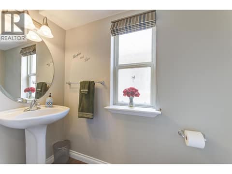 Upper level Powder Room at 2455 Quail Ridge Boulevard Unit# 131, University District, Kelowna