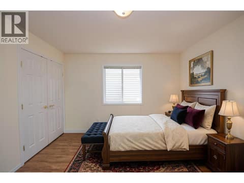 Bedroom virtually staged at 5888 Okanagan Landing Road Unit# 29, Okanagan Landing, Vernon