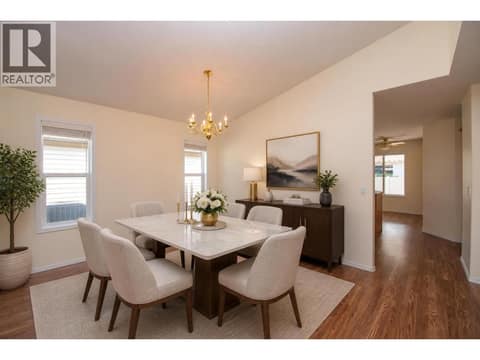 Dining room virtually staged. at 5888 Okanagan Landing Road Unit# 29, Okanagan Landing, Vernon
