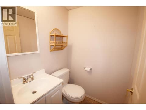 2pc bathroom in basement at 3906 Pleasant Valley Road Unit# 19, Harwood, Vernon