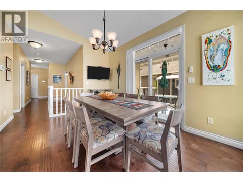 Dining Room - Main Level at 2450 Radio Tower Road Unit# 279, Oliver Rural