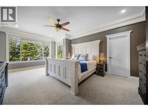 Loft overlooking main floor: A versatile loft space overlooks the main living area below at 336 Quilchena Drive, Kettle Valley, Kelowna