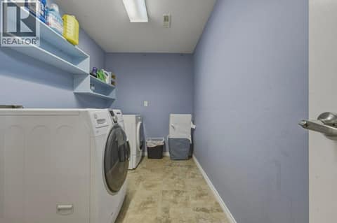 Basement laundry shared with in-law suite at 743 Mt. Thor Drive, Middleton Mountain Coldstream