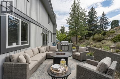 Virtually staged back deck at 743 Mt. Thor Drive, Middleton Mountain Coldstream