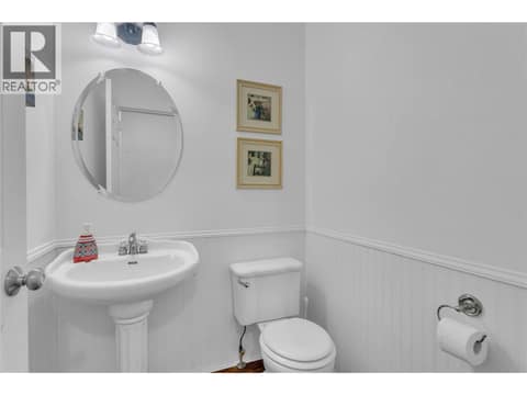 1/2 bath on the main floor at 430 McCarren Avenue, Kettle Valley, Kelowna