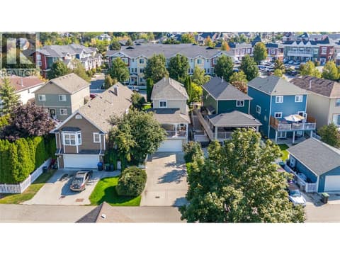 Back of the house showing all the parking space at 430 McCarren Avenue, Kettle Valley, Kelowna